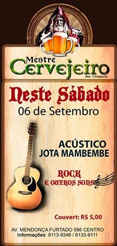 Mestre Cervejeiro recebe o som intimista do projeto Rock e outros Sons