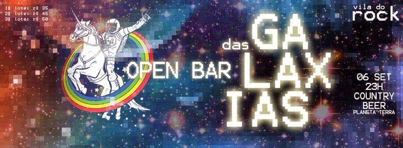 Hoje rola Vila do Rock: Open Bar das Galáxias (@VilaDoRock)