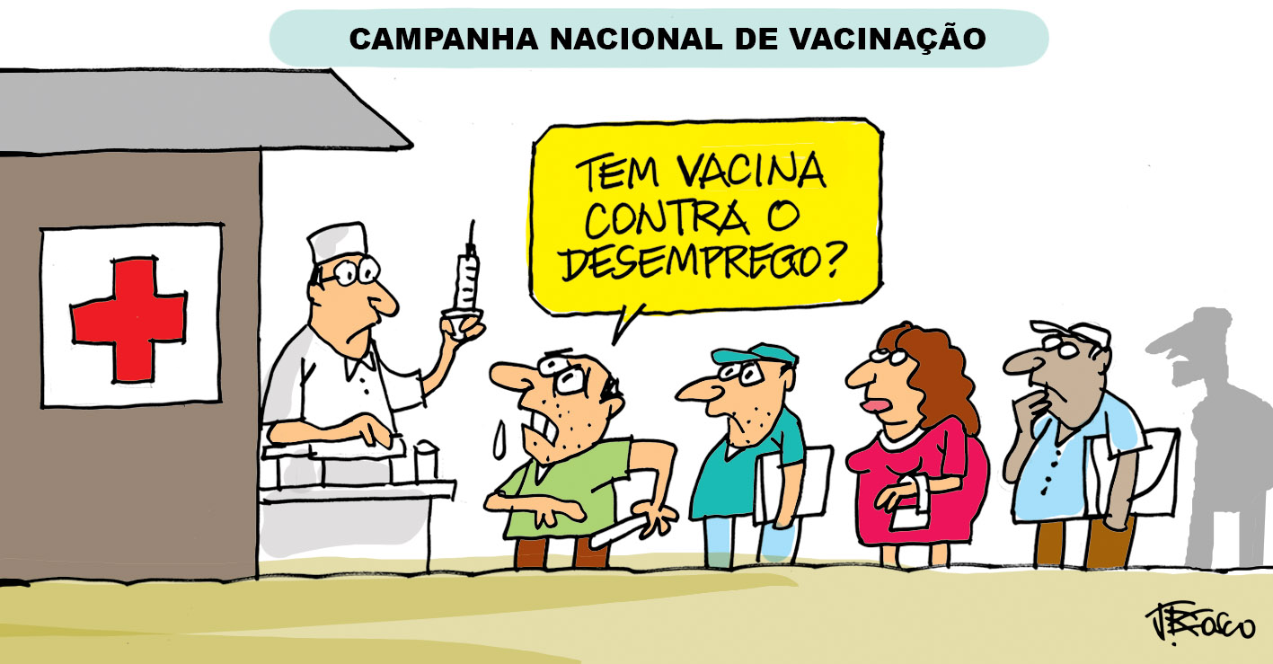 charge amazonia23 vacina contra desemprego - Blog de Rocha
