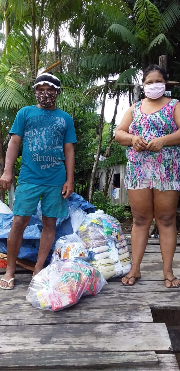 COOPERATIVA DOS PRODUTORES AGROEXTRATIVISTA DO AMAPÁ –AMAZONBAI REALIZA DOAÇÕES DE CESTAS BASICAS AOS COOPERADOS E COOPERADAS
