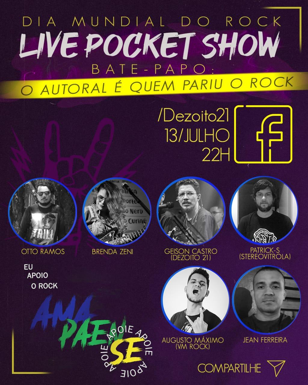 Eu apoio o rock amapaense: movimento de bandas e artistas autorais promove Live no dia Mundial do Rock n’ Roll – Por Daniel Alves – @danalvesjor