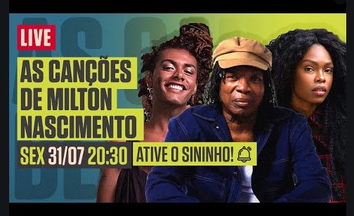 Live hoje: Milton Nascimento se apresenta em show solidário nesta sexta (31) transmitido pelo YouTube