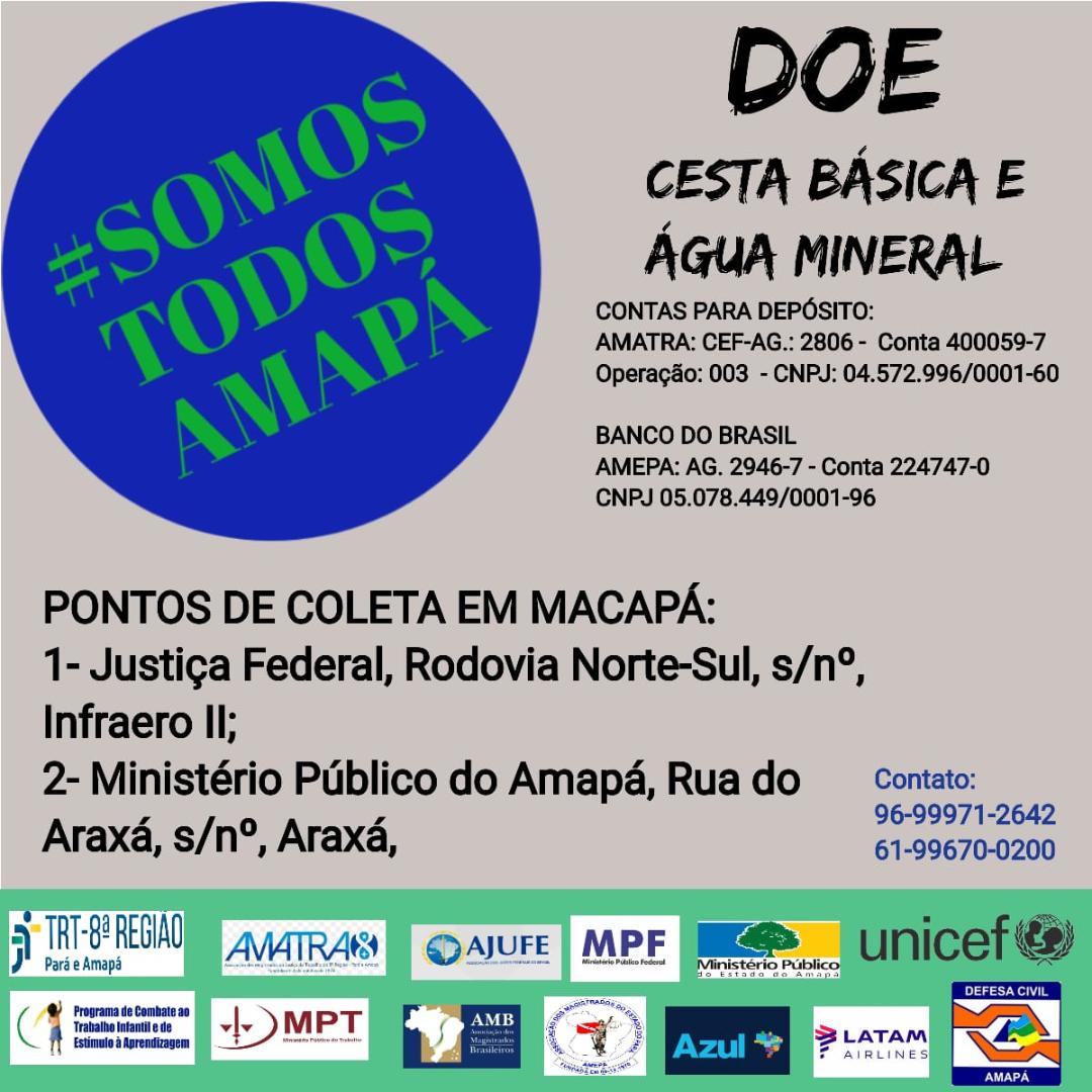SOS Amapá: MP-AP acompanha distribuição de alimentos em vários municípios do Estado