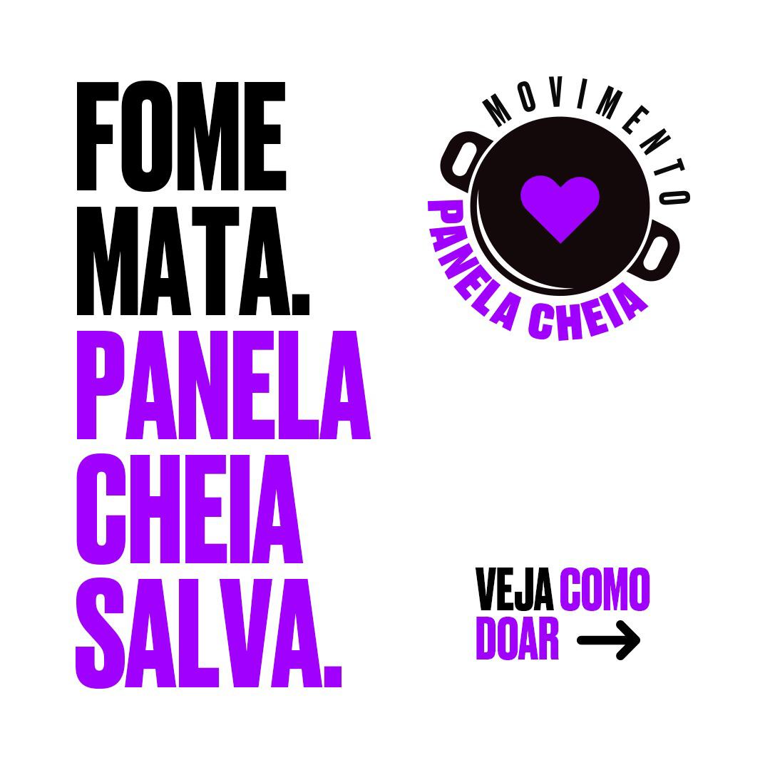 CUFA, Gerando Falcões e Frente Nacional Antirracista se unem em campanha nacional contra a fome