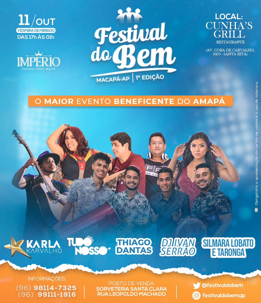 Festival do Bem reúne artistas por causa social em Macapá