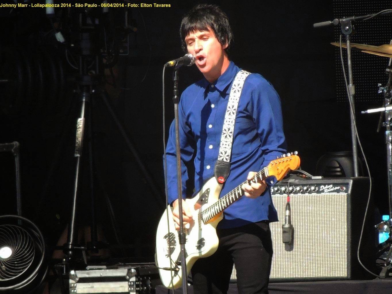 Lembrança boa de hoje: Johnny Marr no Lollapalooza Brasil 2014