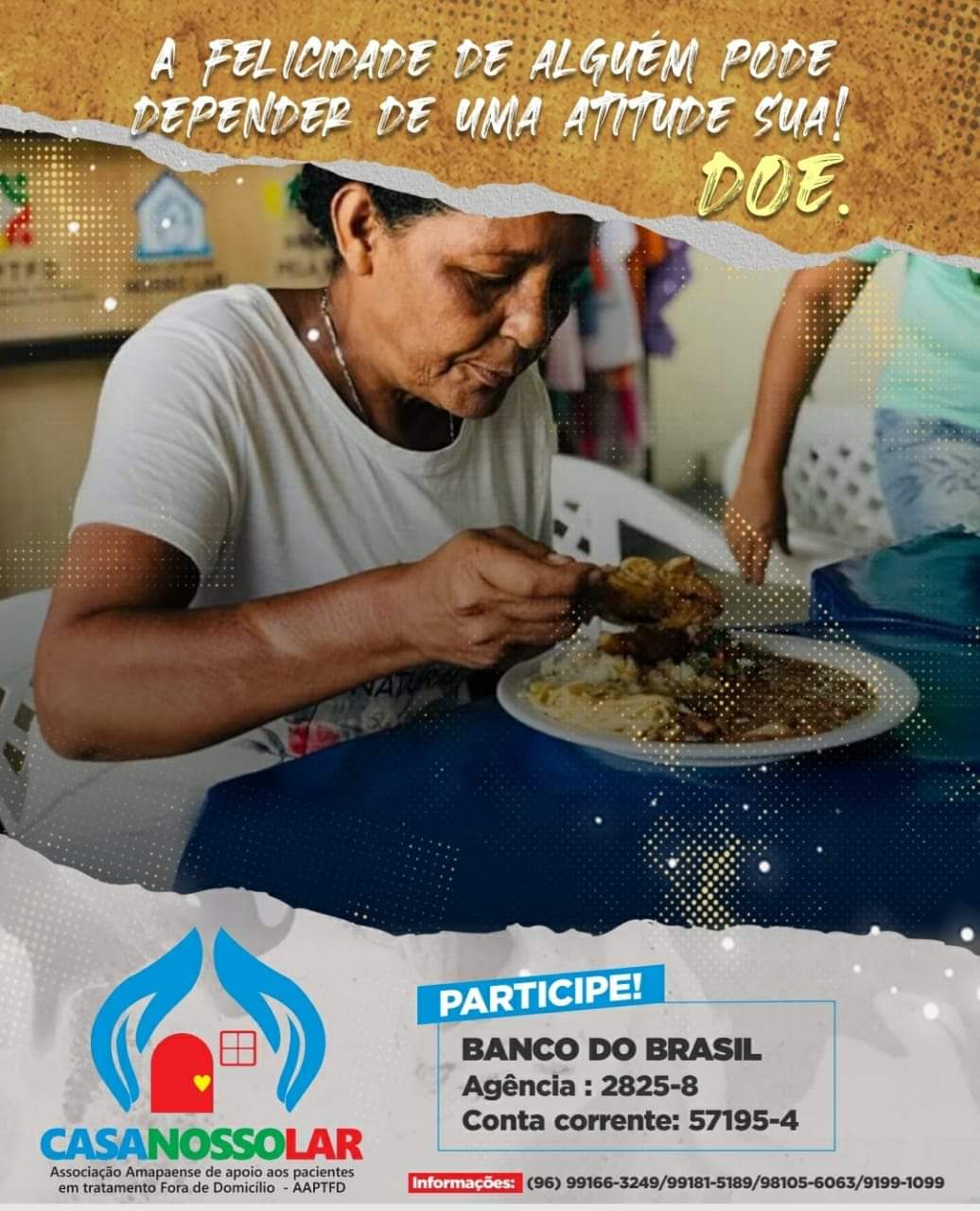 Balanço de acolhimento da Casa Nosso Lar-Associação Amapaense de apoio aos Pacientes em TFD – Ajude! (Pix no texto)