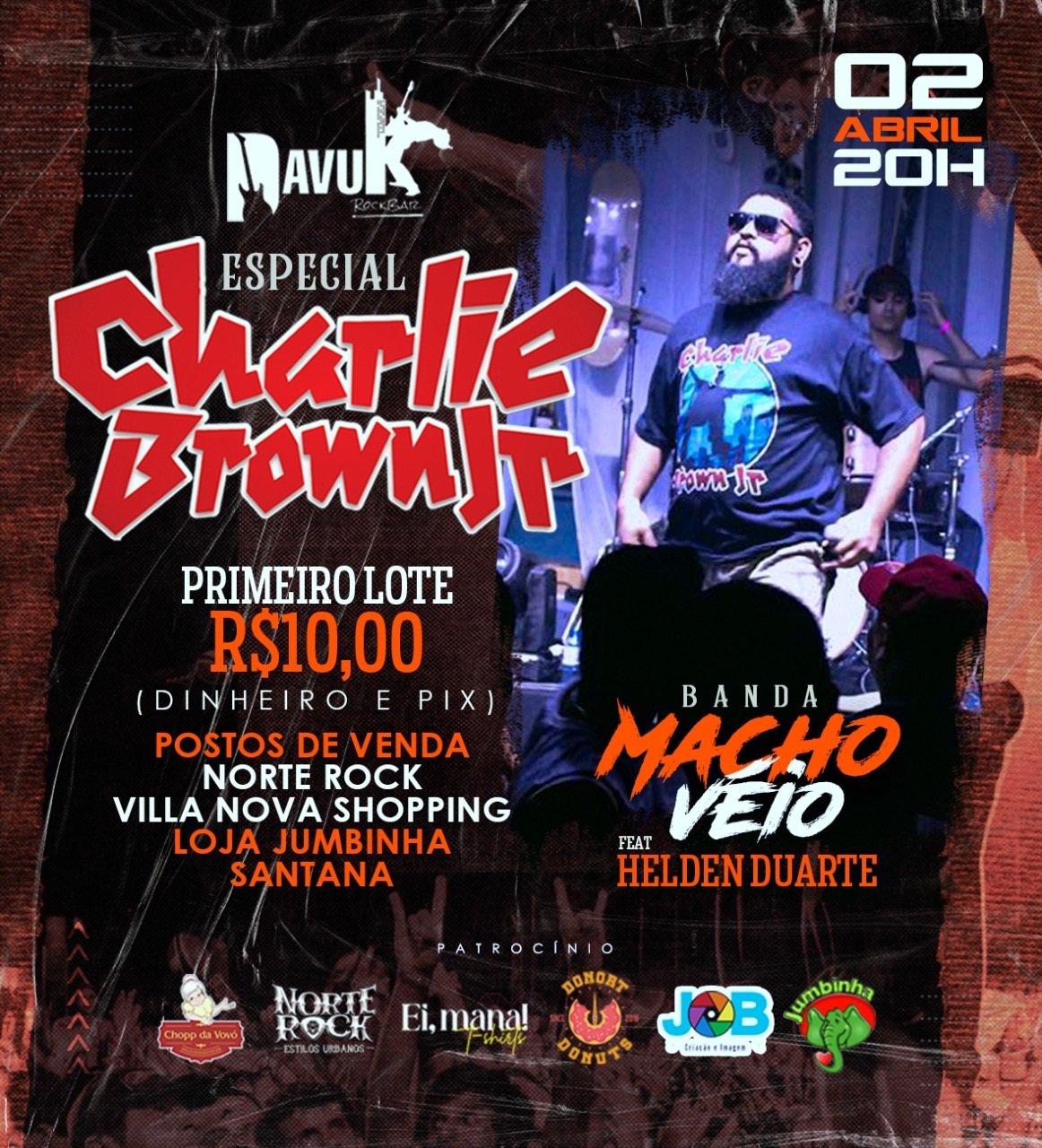 Rock and Roll: neste sábado (2), rola “Especial Charlie Brown Jr.” no  Davuk Rock Bar