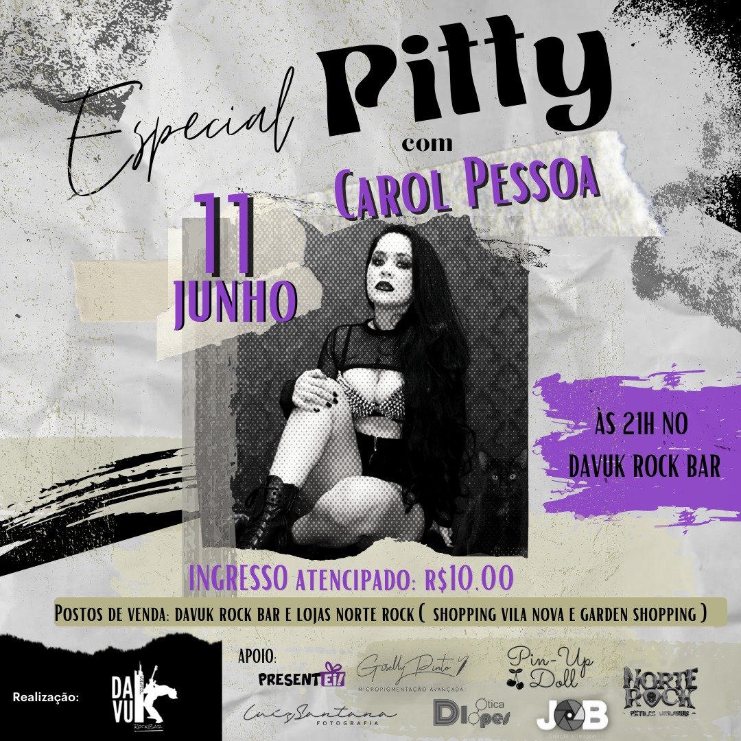 “Especial Pitty”: show de Rock tem protagonismo feminino na cena de Macapá
