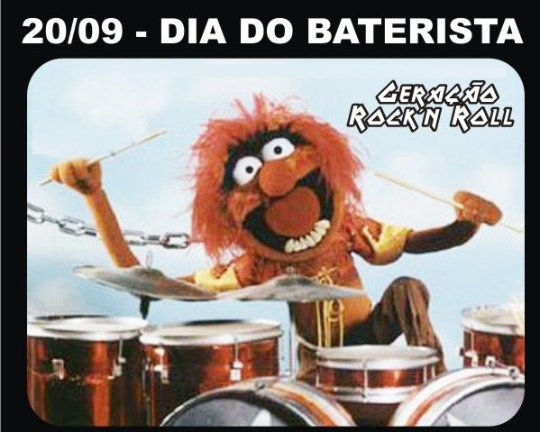 Hoje é o Dia do Baterista – Minha homenagem aos instrumentistas #baterista #batera