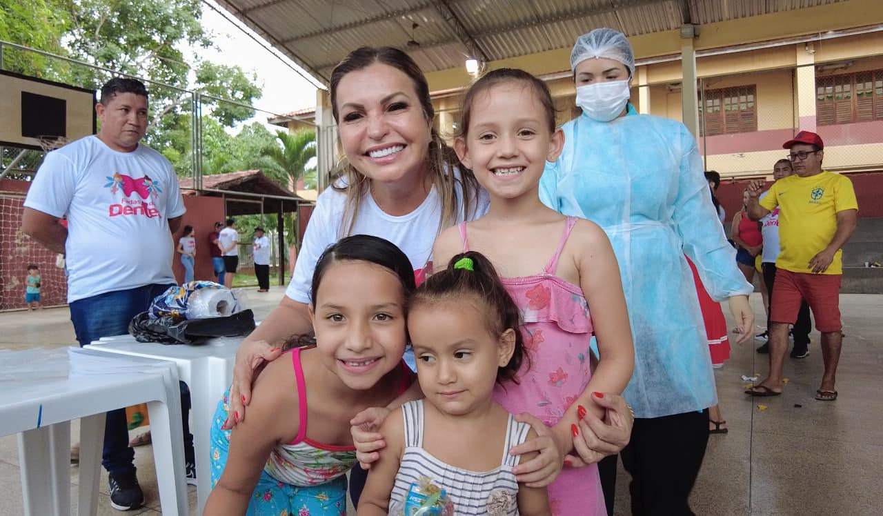 Deputada realiza ação para incentivar o cuidado com a saúde bucal infantil