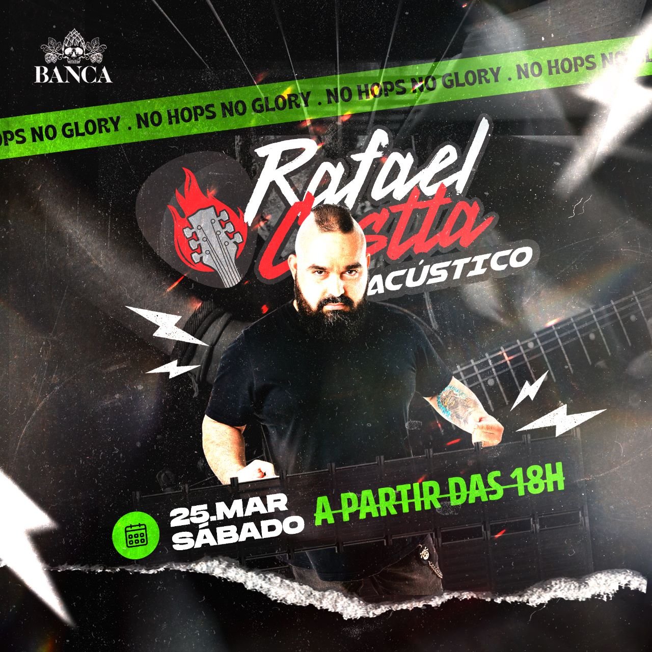 Rock and Roll: músico Rafael Costta apresenta show acústico no Banca Pub, neste sábado (25) – @Hherval