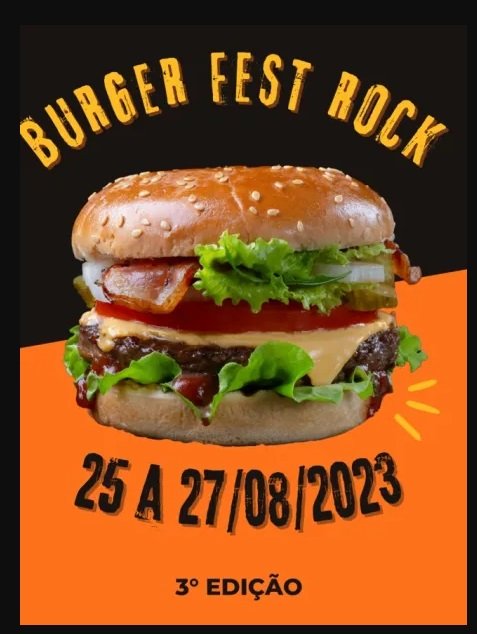 Festival Burger Fest Rock reúne culinária criativa e empreendedorismo com o apoio do Governo do Estado