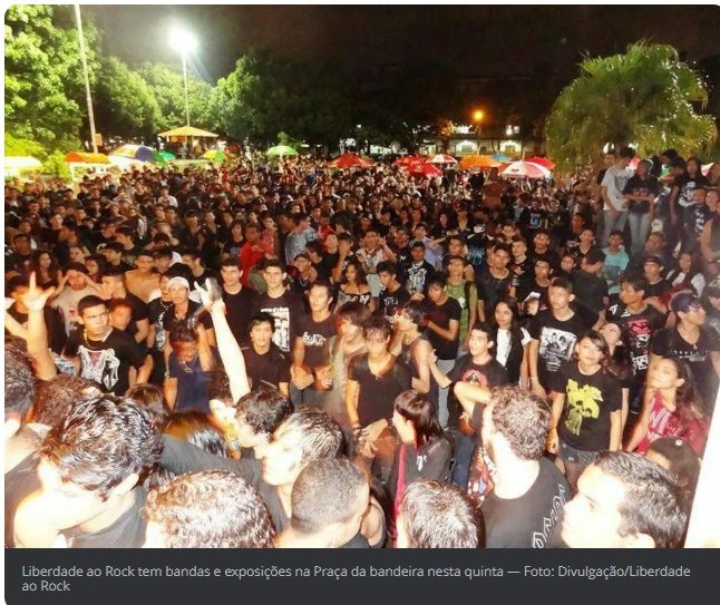 ‘7 independente’: Liberdade ao Rock tem bandas e exposições na Praça da Bandeira nesta quinta