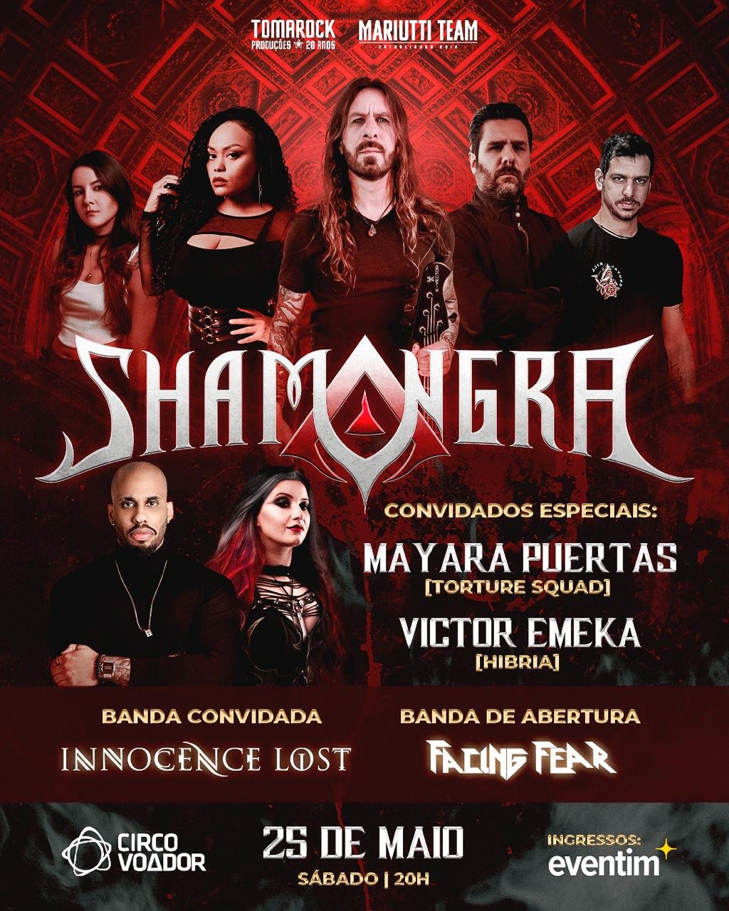 Show neste sábado (25) celebra história das bandas Angra e Shaman: cantora amapaense Hanna Paulino participa de Especial Shamangra, no Rio de Janeiro – @hanna_paulino