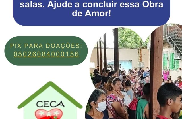 Casa de Amor: ajude a construir Esperança e doe para o Centro Espírita que ajuda 200 famílias em situação de vulnerabilidade, em Macapá