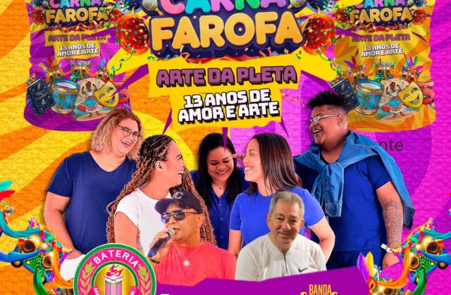 Carnafarofa homenageia os 13 anos de trajetória da produtora cultural Andreia Lopes com programação cultural e ação solidária em Macapá