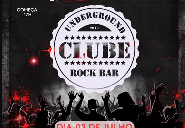 Underground Clube Rock Bar comemora 13 anos com festival de música, gastronomia e cultura alternativa
